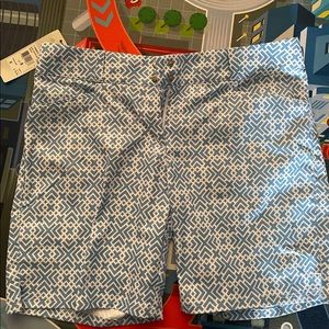 Adidas 7” shorts blue&white size:8 🏌️♀️⛳️